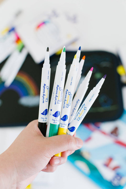 Wishy Washy Markers - Set of 9 Assorted Colors