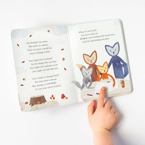 Fox Snuggler + Intro Book - Family Change