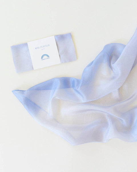 Mini Earth Playsilks - Open- Ended, 100% Natural, Silk Toys