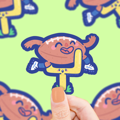 Kawaii Football Sports Vinyl Sticker