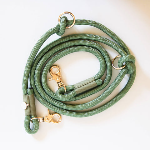 'Sage' - Hands Free Dog Braided Rope Leash