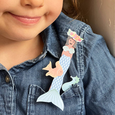 Make Your Own Mermaid Peg Doll