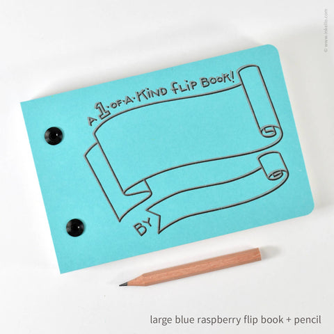 Draw-Your-Own Flip Book + Pencil