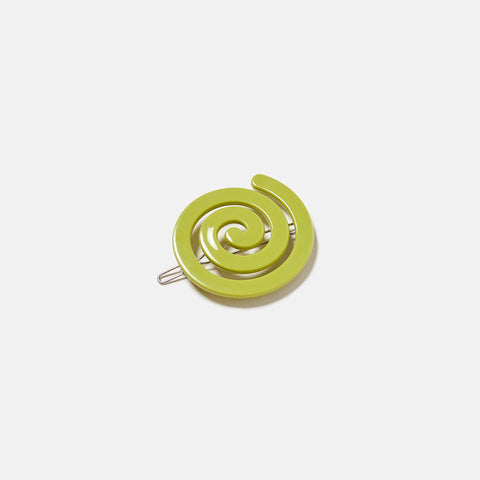 Spiral Clip in Chartreuse