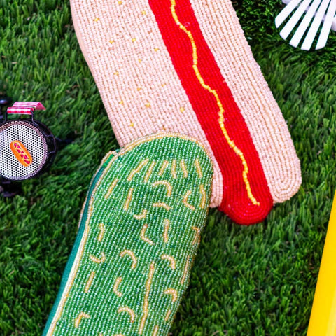 Beaded Hot Dog Pouch