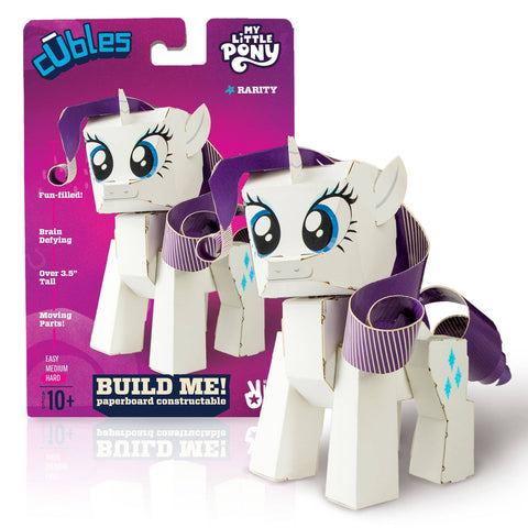 CUBLES My Little Pony RARITY 3D Buildable STEM Toy
