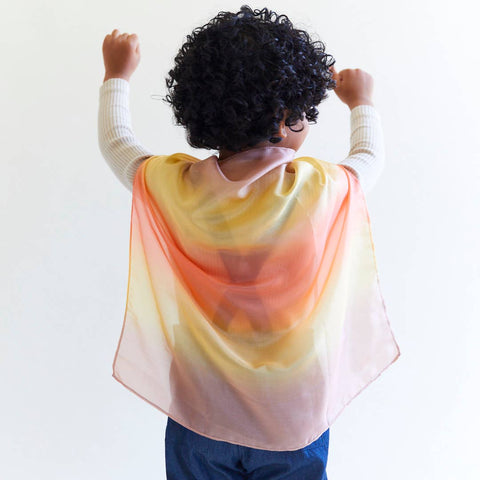 Mini Earth Playsilks - Open- Ended, 100% Natural, Silk Toys