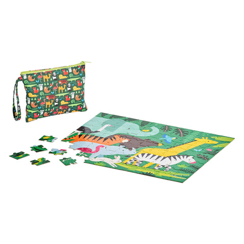 Two Sided On-The-Go Puzzle  Animal Menagerie