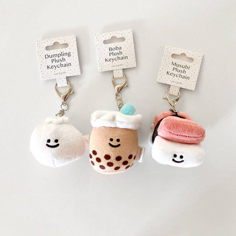 Mini Boba Milk Tea Plushie Keychain