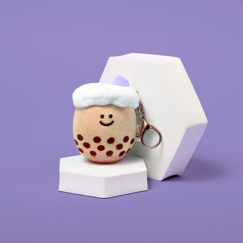 Mini Boba Milk Tea Plushie Keychain