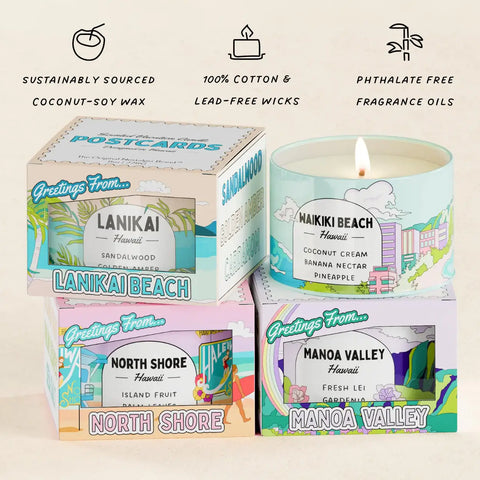 Manoa Valley, Hawaii | Scented Destination Candle