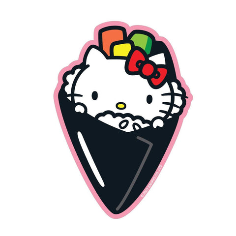 Hello Kitty Hand Roll Vinyl Sticker