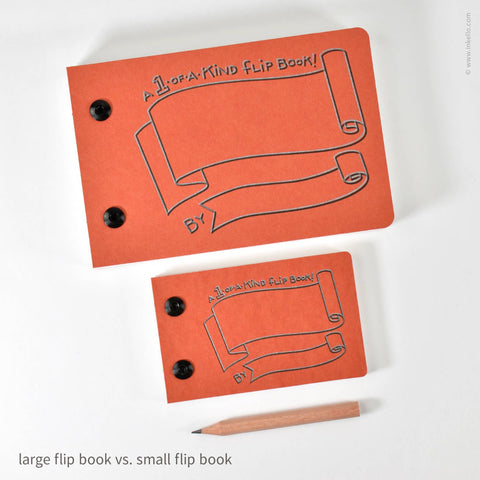 Draw-Your-Own Flip Book + Pencil