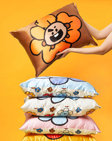 BT21 x Kitsch Satin Pillowcase Standard - Shooky