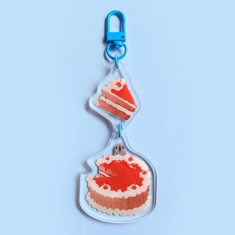 Let Me Eat Cake keychain