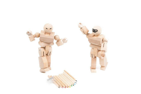 Playhard Heroes Action Figure DIY 2pcs