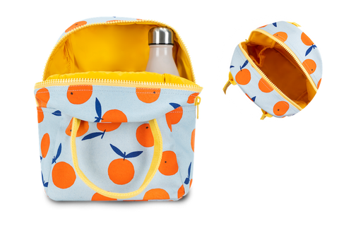 Zipper Lunch Bag - Oranges