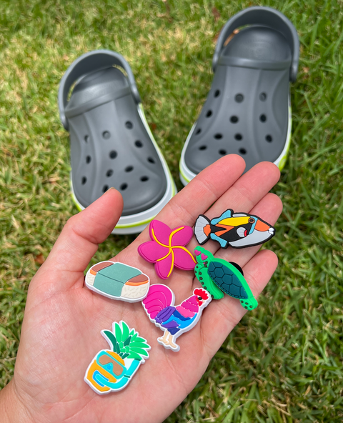 Hawaii themed Jibbitz / Croc Charms