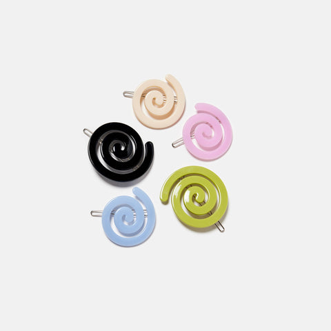 Spiral Clip in Periwinkle