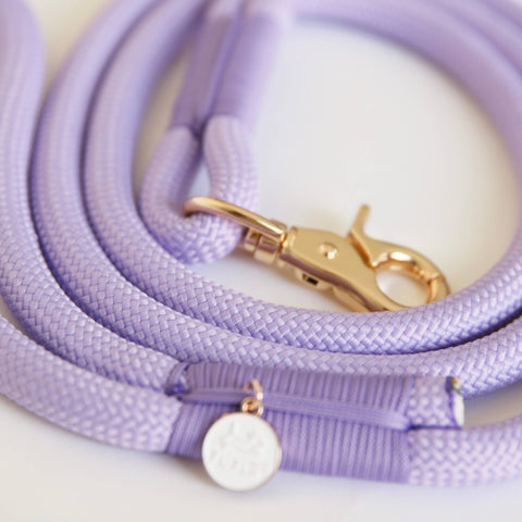 'Lavender' - Braided Rope Leash