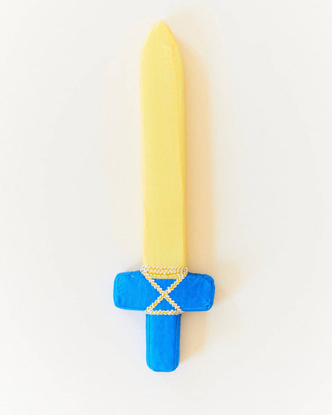 Soft Sword for Kids Pretend Play - Natural Silk, Waldorf Toy