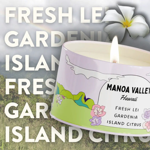 Manoa Valley, Hawaii | Scented Destination Candle