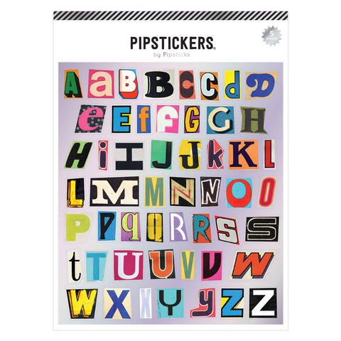 Made The Cut Big Alphabet (5ct) Stickers