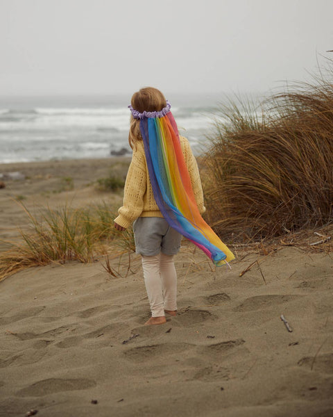 Silk Georgette Rainbow Veil