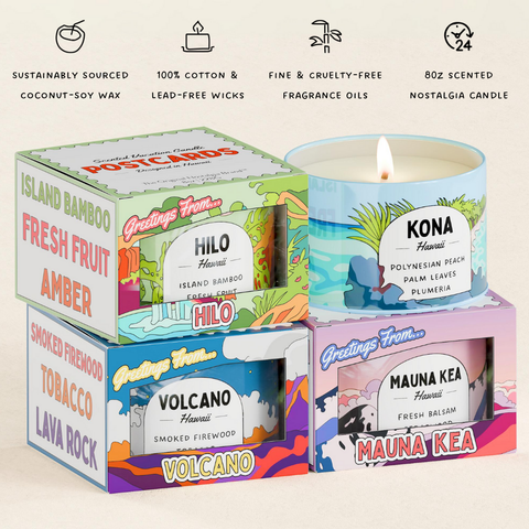 Volcano, Hawaii | Scented Destination Candle