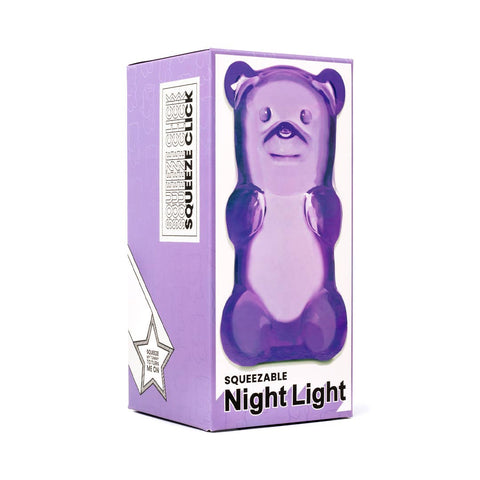 Kids Night Light: Squeezable Gummy Soft Glow - Grape