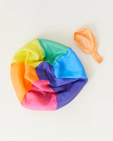 Rainbow Balloon Ball - 100% Silk Cover to Make Balloons Last!