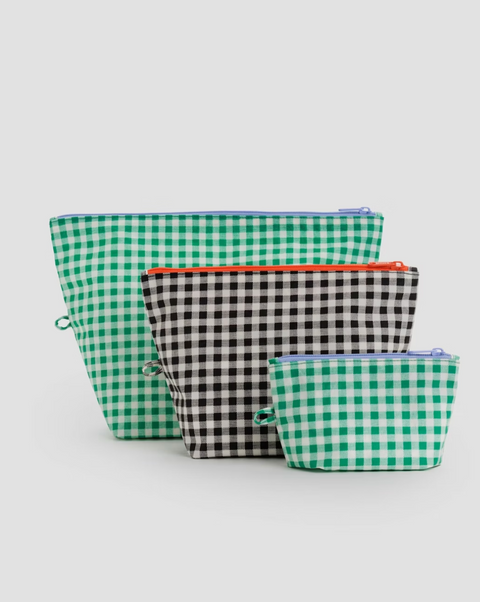 Go Pouch Set - Gingham