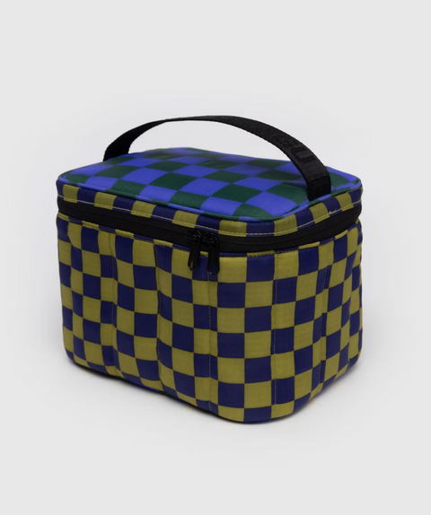 Puffy Lunch Bag - Jewel Checks