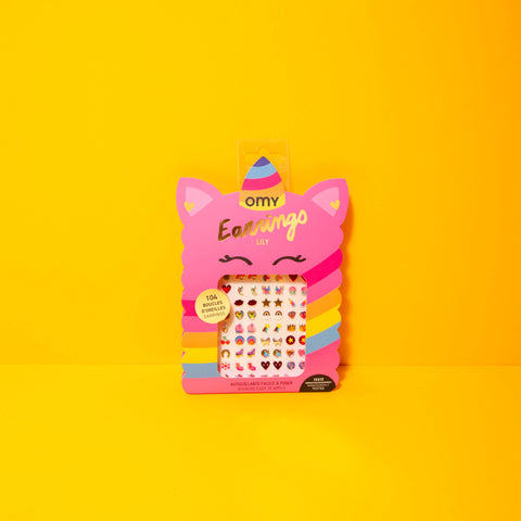 Kids Sticker Earrings - Unicorn