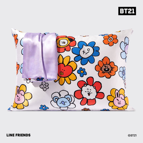 BT21 x Kitsch Satin Pillowcase Standard - Mang