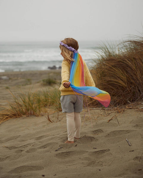 Silk Georgette Rainbow Veil