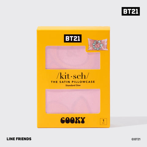 BT21 x Kitsch Satin Pillowcase Standard - Cooky