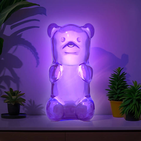 Kids Night Light: Squeezable Gummy Soft Glow - Grape