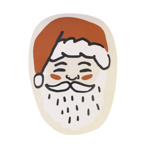 Santa face pillow