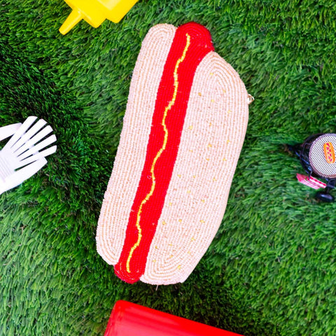 Beaded Hot Dog Pouch