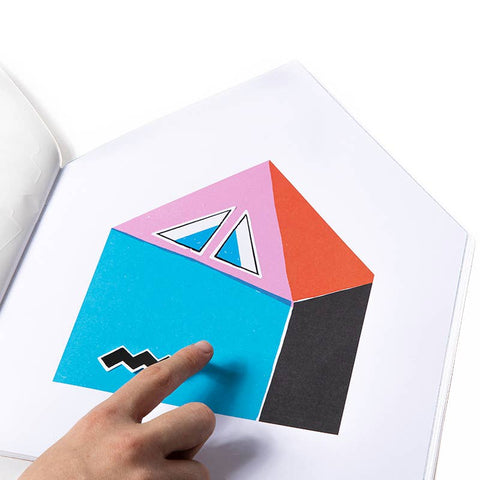 Architecture Coloring & Sticker Book