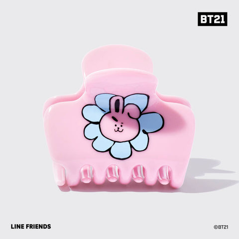 BT21 x Kitsch Recycled Plastic Puffy Claw Clip - Cooky