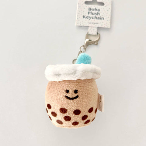 Mini Boba Milk Tea Plushie Keychain