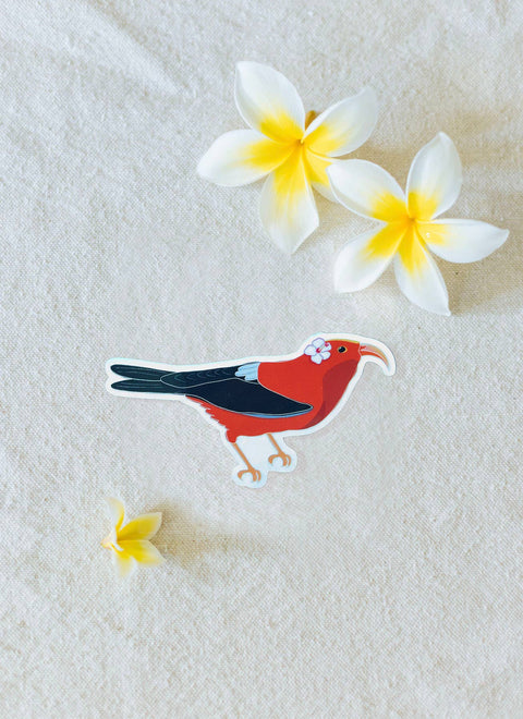 'I'iwi Bird Sticker