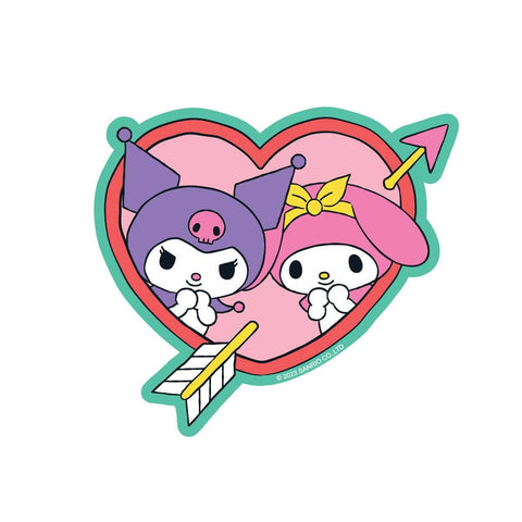 Kuromi & My Melody Sweethearts Vinyl Sticker