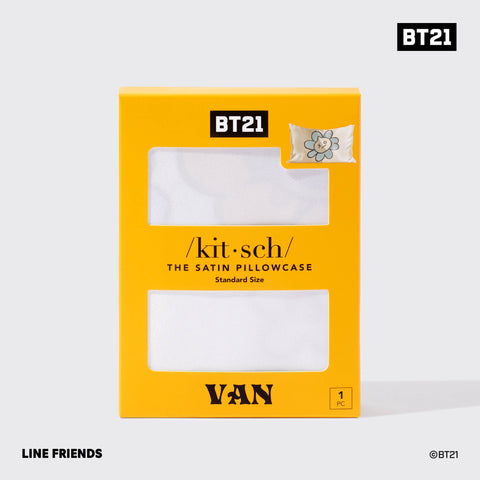 BT21 x Kitsch Satin Pillowcase Standard - Van