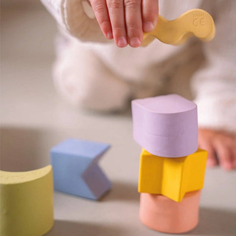 3 Geometric Figures Baby Stacking Toy Blocks