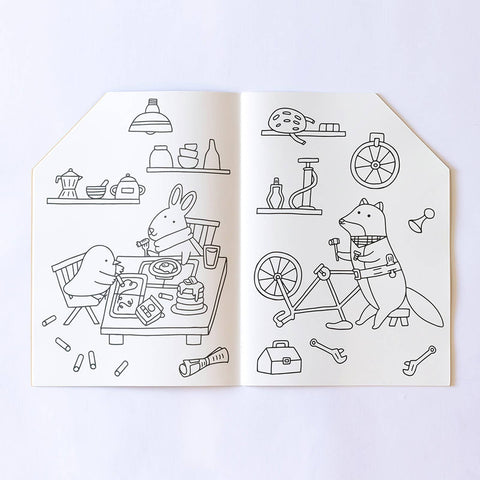 Jumbo House Paper Coloring Book