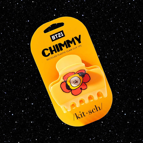 BT21 x Kitsch Recycled Plastic Puffy Claw Clip 1pc - Chimmy