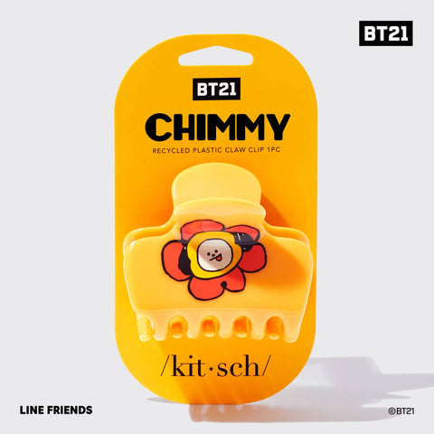 BT21 x Kitsch Recycled Plastic Puffy Claw Clip 1pc - Chimmy